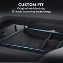 Lower Center Console Organizer Tray for Land Rover Defender 90/110/130 2026 2025, Interior Accessories Insert Tray Storage Box for 2025-2026 Defender, Black