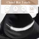 Wireless Bras for Women Supportive Mesh Crossover Bra Seamless Push Up Bralette with Full Support Everyday Bras (Black, XL)