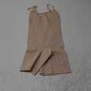 SHAPERX Shapewear for Women Tummy Control Open Bust Thigh Slimmer Body Shaper (Small, Beige)