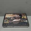 Christmas Electric Remote Control Train Set with Smoke, Lights, Sound, Locomotive Train Model with Track, Remote Carriage, USB Rechargeable, Gifts for Train Lovers (Black)