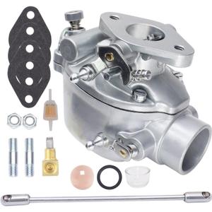 NENKUTEN Carburetor Tractor Carb for Ford 8N 9N 2N 1939-1952 with Linkage Rod Sediment Bowl Kits Gasket and Screws Bolts, Replaces 8N9510C, 8N9510C-HD, 9N9510A, B3NN9510A, TSX241A, TSX33
