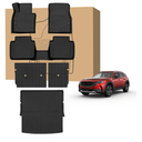 Peleus Floor Mats for Mazda CX-50 CX50 2023 2024 2025,TPE All Weather Protection 2 Rows Car Floor Liners with Cargo Liner Backrest Mat for Mazda CX-50 CX50 Trunk Mat+Backrest Mats+Floor Mats