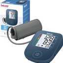 Beurer BM25 Upper Arm Blood Pressure Monitor for Home Use, Fully Automatic, Arrhythmia Detection, Cuff Fit Control, Color Risk Indicator, App Tracking, Battery or USB-C Power