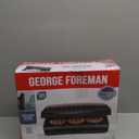 George Foreman Family-Size Grill & Panini Press, Nonstick Ceramic Coating, Fat-Removing Slope, Adjustable Angle, Indoor/Outdoor Use (5-Serving)