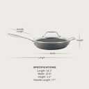 All-Clad HA1® Ceramic Nonstick 10.5" Fry Pan with Lid, Induction Ready