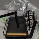 ADBIU Under Sink Organizer, 2 Pack 2 Tier Expandable Height (13.2" - 17.2") Pulling Out Kitchen Bathroom Cabinet Organizers