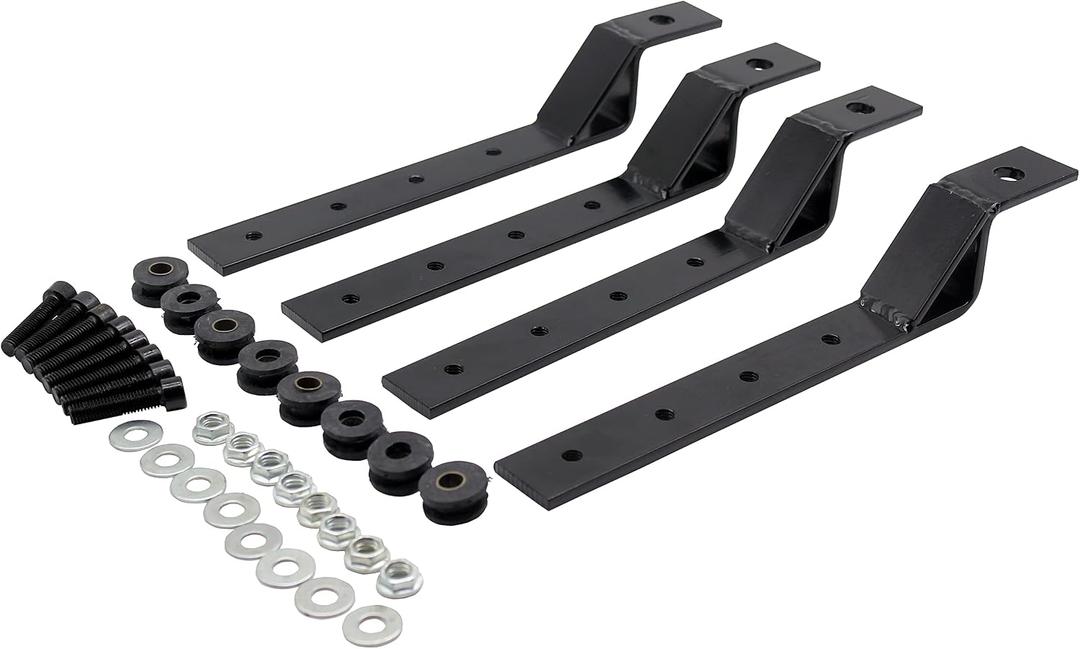 YHMOTO Motorcycle Universal Saddlebag Mounting Bracket Adjustable Hard Saddle Bag Mounting Bracket Kit