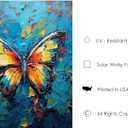 10 x Butterfly Poster Art Print, Animal Painting Wall Art Abstract Artwork, Colorful Wildlife Prints Decor for Bedroom Bathroom Living Room 62 (Butterfly, 8 x 10 inches, Unframed)