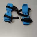 Winter Toddler Ice Skates, Adjustable Double Runner Ice Skates with Hook and Loop Fastener Straps, Blue Double Blade Ice Skates for Kids Toddler Training Shoes Beginner