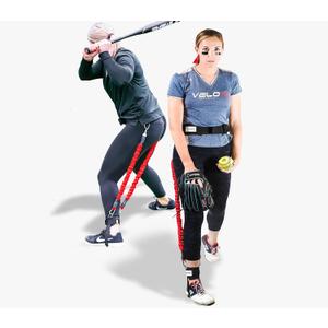 VPX Softball Training Harness | Adds 4-6MPH of Velocity & Power Quickly | Improves Swing, Batting, & Pitching Mechanics | Hitters, Pitchers, & Catchers | Fastpitch, Slowpitch, Youth, Mens, Girls, Kids (Waist LRG (32"-56"))