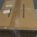 28 Inch Retractable Ceiling Fan with Light Remote Dimmable 6 Speed Reversible Small Light Ceiling Fixtures Modern Bladeless Silent Smart Fan for Bedroom Living Room Kitchen (Black and Brown)