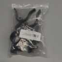 Chain Link Gate Latch 1-1/4" x 1-3/8",Gate Fork Latch Fence Latches for Outdoor Fence, Galvanized Chain Link Farm Fence Gate Latches for Metal Gates(2 PCS, Black Coated)