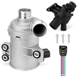 11518635089 Electric Engine Water Pump with Thermostat Compatible with BMW F22 F30 F34 F32 F10 F11 F25 F26 F15 E89 E84, 228i 328i 428i 528i Z4 X1 X3 X4 X5, N20B20 180kW L4 2.0L, Replace # 11517604027