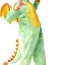 Spooktacular Creations Halloween Toddler Dragon Costume, Dinosaur Costume kids with Wings for Baby Halloween Dress Up Party (Green)