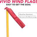 Football Goal Post, Adjustable Height Field Goal Post with Football, Sturdy Steel Tube Frame, Powder Coating Anti-Rust Craft, Easy to Assemble