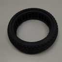 Dilwe Electric Scooter Tyre 6.5inch Solid Tire ExplosionProof Rubber Wheel Tyre Replacement Electric Modification Accessories