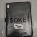 Soke Case for iPad (A16) 11th Generation 11-inch 2025, iPad 10th Generation 10.9-inch 2022, with Built-in Screen Protector and Kickstand, Rugged Full Body Protective Cover - Black