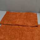 EMEMA Pillow Cover 12x20 Inch Pack of 2 Couch Pillow Covers Decorative Soft Chenille Lumbar Throw Pillow Covers Modern Solid Dyed Pillowcases for Bedroom Caramel(Only Covers)