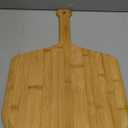 Mimiuo Natural Bamboo Pizza Peel - 15 Inch Wooden Pizza Spatula for Baking Homemade Pizza Bread and Cutting Fruit Vegs