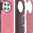 TUDIA MergeGrip Magsafe Compatible Phone Case for OnePlus 12 5G 2024 - Military Grade, Drop Tested, Dual Layer, Shockproof, Anti-Slip, Heavy Duty & Protector Cover Protective Phone Case - Smokey Pink