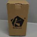 Kevin Textile Soft Plush 14x36 Inch Long Lumbar Pillow Cover 1 Pack, Luxury Fluffy Faux Fur Striped Flannel Rectangle Body Cushion Case for Couch Sofa Chair Bed Home Decor, Cream White