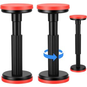 2PCS Adjustable Telescopic Support Poles Cabinet Brackets Supports up to 440 lbs Bracket Dust Barrier Poles 7"-17.7" Heavy-Duty Nylon Undermount Sink Rods for Bathroom Vanity Furniture Sofa