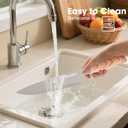 Knife Set, 8 Piece Kitchen Knife Set, Stainless Steel Knives Set for Kitchen, Universal Knife Block Set, Kitchen Kinfe Essentials, New Home Apartment Essentials, Dishwasher Safe (Khaki)