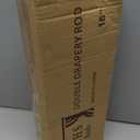 1" Double Curtain Rod 84 to 120 Inchs,BHSRODS Heavy Duty Decorative Drapery Rod for Windows with Small Cap Finial,Brown Gold