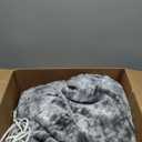 Homemate Heated Blanket Electric Throw - 50"x60" Heating Blanket Throw 1/2/4/6/8 Hours Auto-Off 10 Heat Level Over-Heat Protection Flannel Sherpa ETL Certification, Light Grey