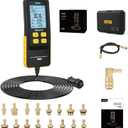 AUTOOL Oil Pressure Tester Tool,0-426.6 PSI Oil Pressure Gauge kit Automotive,Intelligent Engine Oil Pressure Tester Tool kit,Digital Engine Oil Pressure Tester Gauge Tool Kit