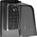 Plastic Doorbell Rain Cover, Plastic Water Shield Waterproof Protector Doorbell Access Control Attachment for Door Access/Attendance Machine/Doorbell Chime(Grey)