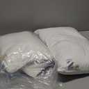 KeaBabies 2-Pack Toddler Pillow 13x18 - Soft Organic Cotton Kids Travel Bed Pillows for Sleeping, School, Nap, Machine Washable, Toddlers 2 to 5, Pillowcase Sold Separately (Soft White)