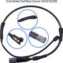 HiSport 34356792289 Front Brake Pad Wear Sensor + 34356792292 Rear Brake Pad Wear Sensor Compatible with BMW 228i 320i 328i 330i 335i,2BWS0277 0841949 PWS290 0841950 084-1950 14AWG