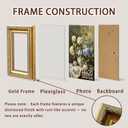 16x20 Picture Frame, Ornate Vintage Gold Photo Frames with HD Glass for Wall Hanging & Tabletop Display, 16 x 20 Antique Photo Frame with Distressed Rust-Like Finish, Retro Home Decor, 16x20-1P