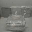 Clear plastic storage bins with LIDS-3packs,storage containers for snacks, cosmetics, books, dog food, Storage Organizer for NurseryKitchen, Living room,Bedroom, Bathroom, Office (3XL)