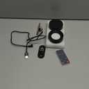 2PACK Romote LED Wall Sconce - Rechargeable Wall Light, 3 Colors & 3 Brightness Levels, 360 Magnetic Rotating Head, Bedside Reading Lamp, Easy Install Battery Operated Wall Lamp Black