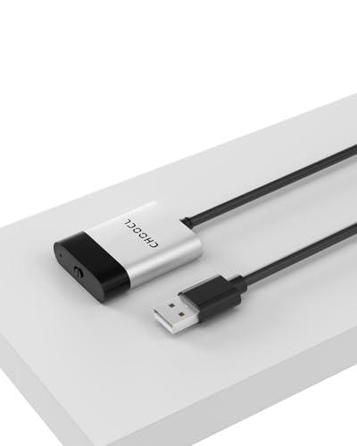 CHOOCL USB Bluetooth Car Adapter aptX-HD Sound- Compatible with Infiniti, Honda,Toyota,Lexus, GMC,Volvo,Ford,Mazda Without Car Bluetooth