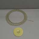 Metal Christmas Card Holder Wreath Xmas Card Display Spiral Photo Holder Decorative Tabletop Photo Rack Spiral Wreath for Holiday Party Picture Table Gift(Gold,Round)