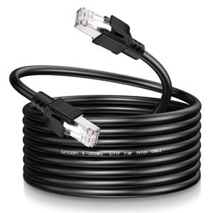 Cat8 Ethernet Cable 400Ft S/FTP Outdoor&Indoor Heavy Duty High Speed 26AWG Internet Network 40Gbps 2000Mhz RJ45 Shielded Connector Weatherproof LAN Cable