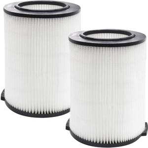 2 Pack Replacement VF4000 Filter for Ridgid Shop Vac Filter 5-20 Gallon, Standard H13 HEAP Wet/Dry Rigid Shop Vac Filters Compatible with Husky 6-9 Gallon Vacs & Craftsman Vacs