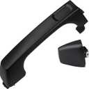 APPERFiT Exterior Door Handle w/End Cap 25957909 25957911 Black for Front or Rear Door, Left Driver or Right Passenger Side Compatible with Hummer H3 H3T 2006 2007 2008 2009 2010 Door Parts