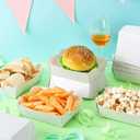 Marsui 60 Pack Sport Ball Food Trays Softball Basketball Ice Hockey Golf Disposable Paper Food Boats Holder Paper Trays for Sport Balls Birthday Decorations Game Family Dinner Favors(Golf Ball)