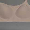Wireless Full-Coverage Bra for Women - Supportive Jacquard Bralette for All-Day Comfort (Large)