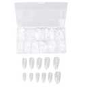 Fake Nail Tip,500pcs Transparent Nail Tip Fake Nail False Nail Precision Engineered