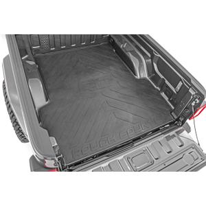 Rough Country Rubber Bed Mat for Jeep Gladiator JT (2020-2025) - Fits 5' (60") Bed, Non-Slip, Tear-Resistant Truck Bed Protection