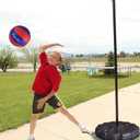 Portable Tetherball Set, Portable Water-Base Tetherball Set with Tetherball, Pole, Rope and Base for Outdoor, Backyard