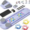 Pilates Reformer Board - Full Body Workout Set for Home Gym, Pilates Exercise Equipment & Ab Machine for Core Strength & Toning - Compact Home Fitness Gear for Women & Men