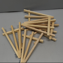 6-Pack Wooden Easel, Mini Easel Stands and Place Card Holders for Table Top Artwork Display, Invitations, Photos, Party Favors, DIY Arts and Crafts Projects (7 Inches)