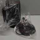 QUAXWELL 1.5L Electric Kettle Stainless Steel, Double Wall Cool Touch Teapot, Fast Boil,5 Temperature Control, LED Display, Auto Shut-Off, BPA-Free,Keep Warm Function, Ideal for Tea & Coffee,Black