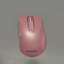 memzuoix 2.4G Wireless Mouse, 1400 DPI Mobile Optical Cordless Mouse with USB Receiver, Portable Computer Mice for Laptop, PC, Desktop, MacBook, 5 Buttons (Pink)